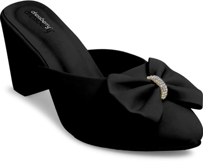Dressberry Women Heels(Black , 5)