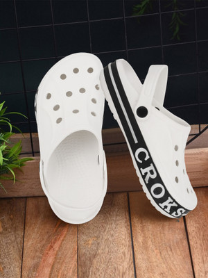 GOKIK Men Clogs(White , 10)