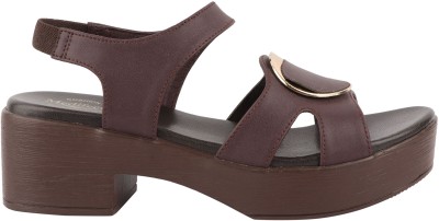 MEDIFEET Women Wedges(Brown , 5)