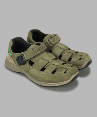 WOODLAND Men Sandals(Olive , 7)