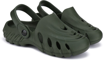 Earton Men Clogs(Green , 8)