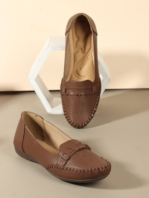 Denill Loafers For Women(Brown , 6)