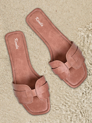 Kenila Women Flats(Pink , 7)