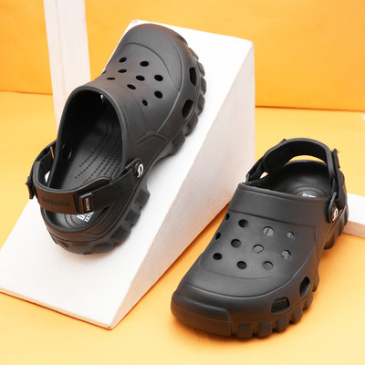 DOCTOR EXTRA SOFT Men Clogs(Black , 6)