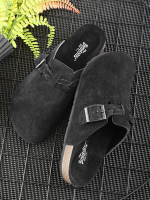 Roadster Comfortable Men Sandals(Black , 6)