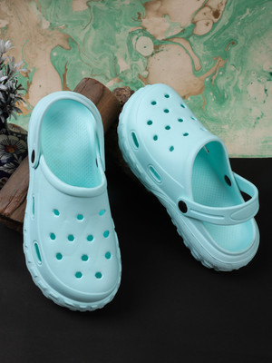 ZIERA Women Clogs(Blue , 5)