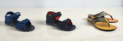 Classica Men Sandals(Blue, Black, Red, Tan , 7)