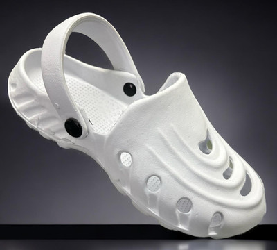 ASRON Men Clogs(White , 10)