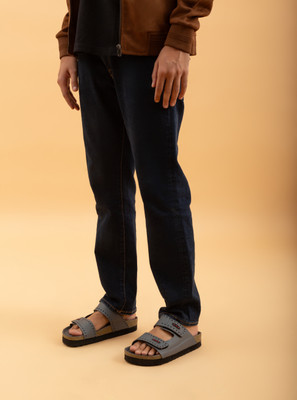 BIG FOX Men Sandals(Grey , 6)