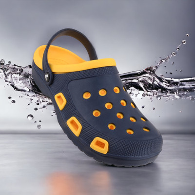 TRZ Men Clogs(Yellow , 11)