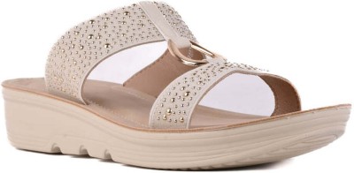 Jove Women Flats(Beige , 4)