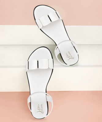 jm looks Women Heels(White , 3)