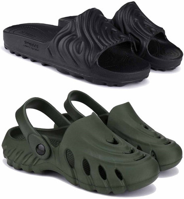 BERSACHE Men Clogs(Multicolor , 8)