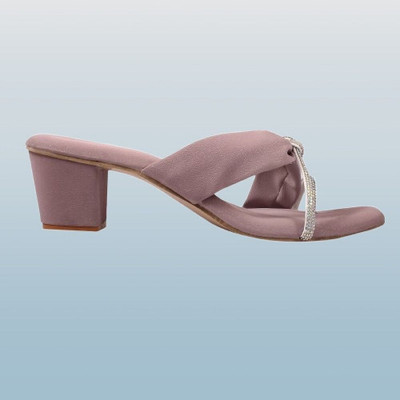 zadzed Women Heels(Purple , 6)