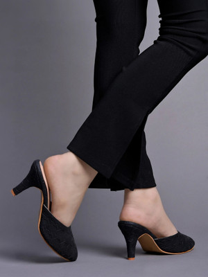 Dressberry Women Heels(Black , 5)