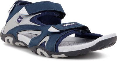 Sparx Men Sandals(Blue, Grey , 6)