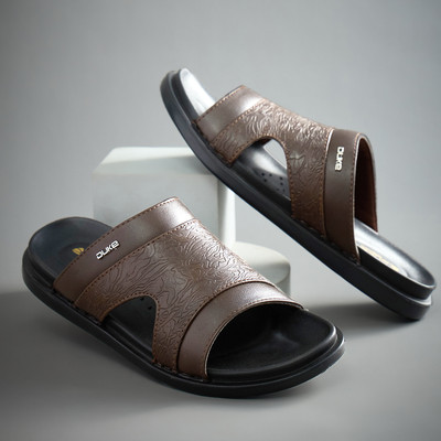DUKE Men Sandals(Brown , 11)