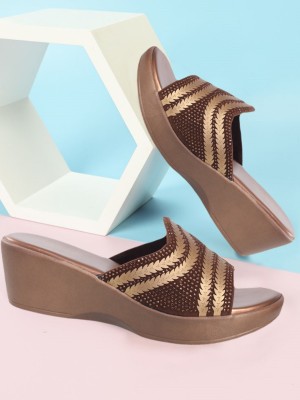 CATBIRD Women Wedges(Copper , 9)