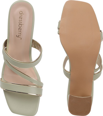 Dressberry Women Heels(Pink , 6)
