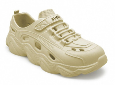 suola minima Women Clogs(Beige , 6)