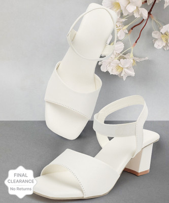 Alishtezia Women Heels(White , 6)