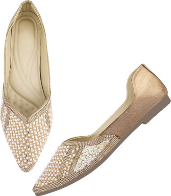 SELFIEE Bellies For Women(Gold , 8)