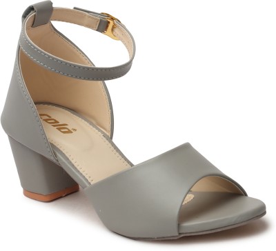 Colo Women Heels(Grey , 5)