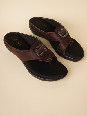 Dressberry Women Flats(Brown , 3)