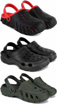 WINGSCRAFT Men Clogs(Olive , 8)