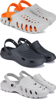 DRACKFOOT Men Clogs(Grey , 8)