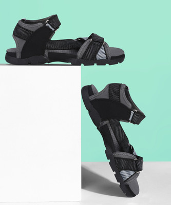 Sparx SS 105 Men Sports Sandals(Grey, Black , 9 UK/India)