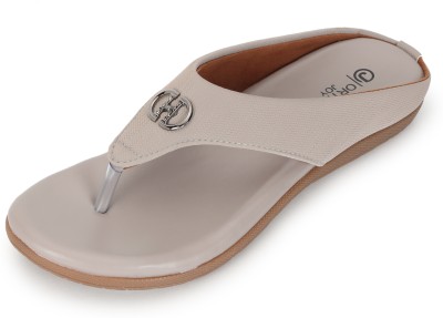 ORTHO JOY Women Flats(Beige , 3)