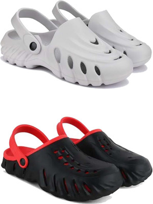 Pennen Men Sandals(Black, Grey , 7)