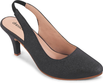 Dressberry Women Heels(Black , 5)