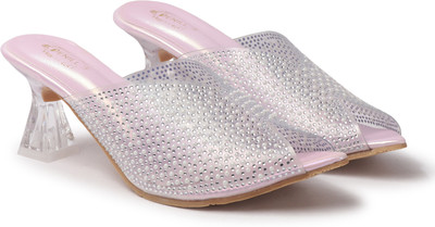 Denill Women Heels(Pink , 5)