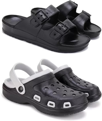 Gorofy Men Casual(Black , 10)
