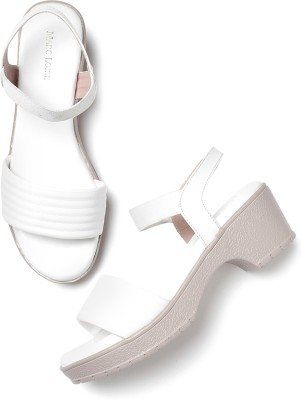 Marc Loire Women Wedges(White , 4)