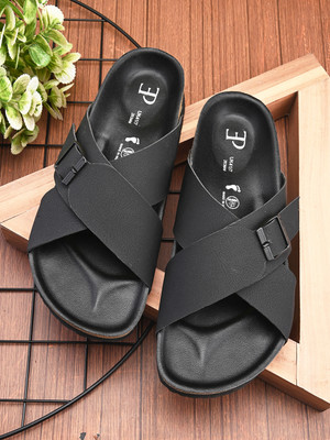 El Paso Men Sandals(Black , 9)