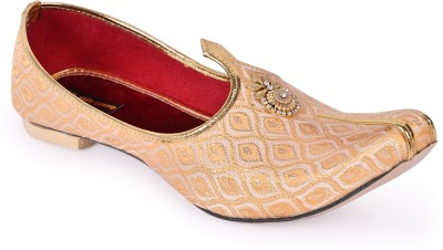 Royal Khwaab Men Flats(Gold , 11)