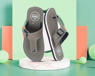 house of common Men Sandals(Green , 8)