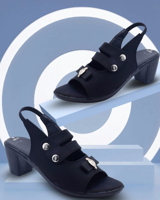HardForce Women Heels(Black , 4)