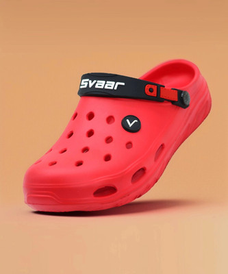 Svaar Men Clogs(Red , 6)