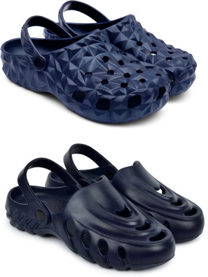 Golf Men Clogs(Blue, Blue , 7)