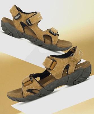 WOODLAND Men Sandals(Camel , 8)