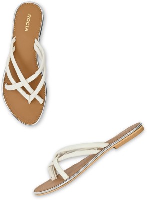 ROCIA Women Flats(White , 7)