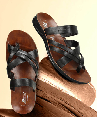 Paragon Men Sandals(Brown , 8)