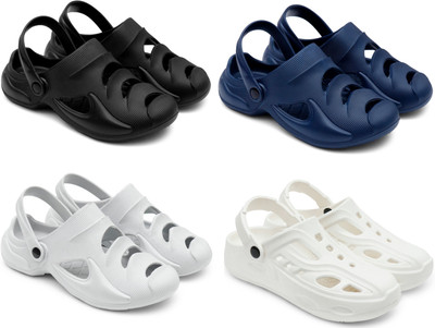 Golf Men Clogs(Black, Blue, Grey, White , 9)