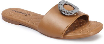 Dressberry Women Flats(Beige , 4)