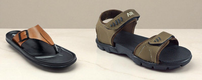 Classica Men Sandals(Tan, Brown , 9)
