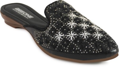 BeeOne Women Bellies(Black , 7)